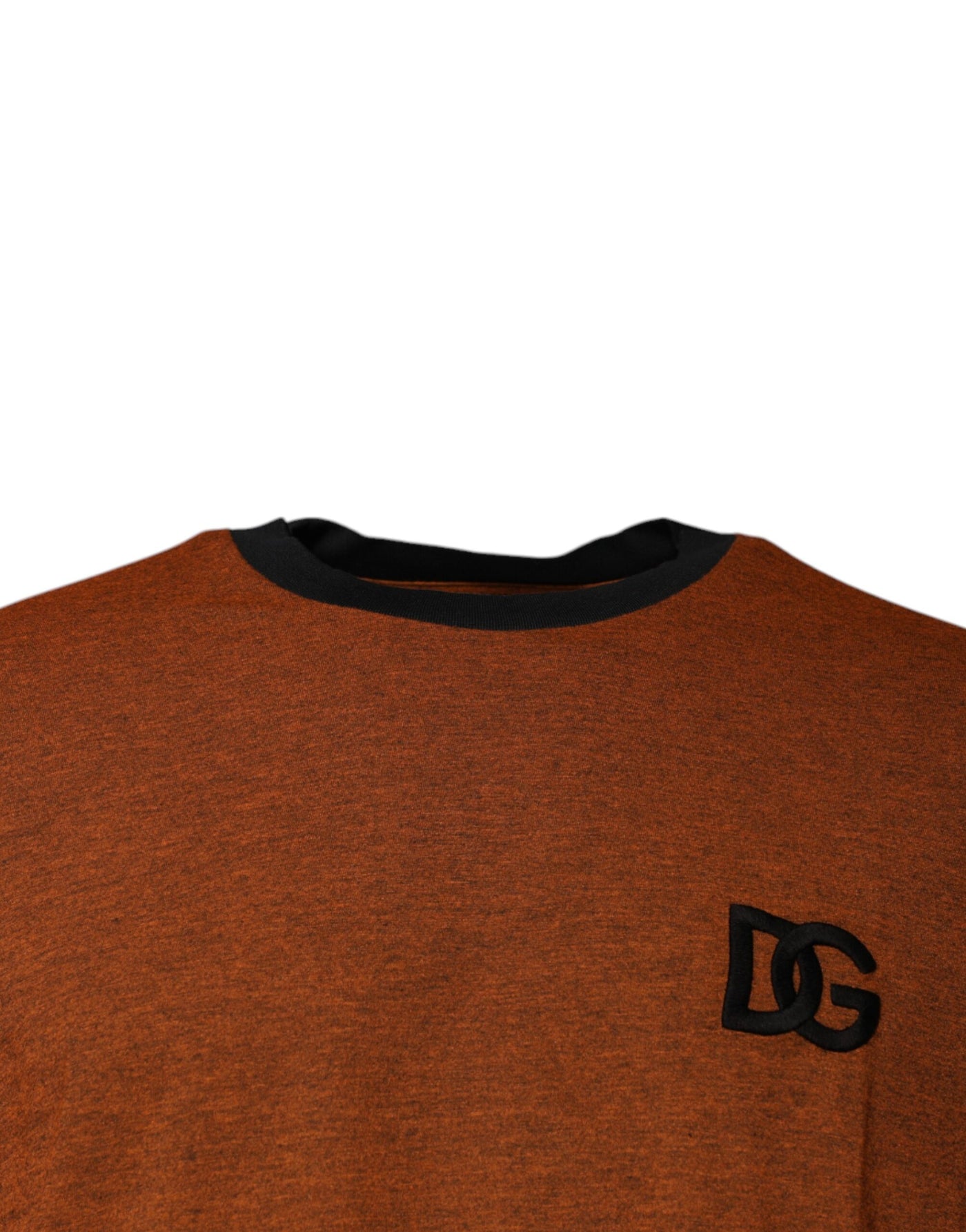 Dolce &amp; Gabbana Bruin DG Logo Katoenen T-shirt met ronde hals