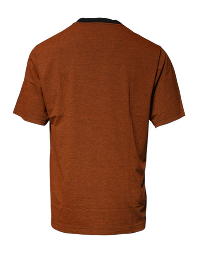 Dolce &amp; Gabbana Bruin DG Logo Katoenen T-shirt met ronde hals