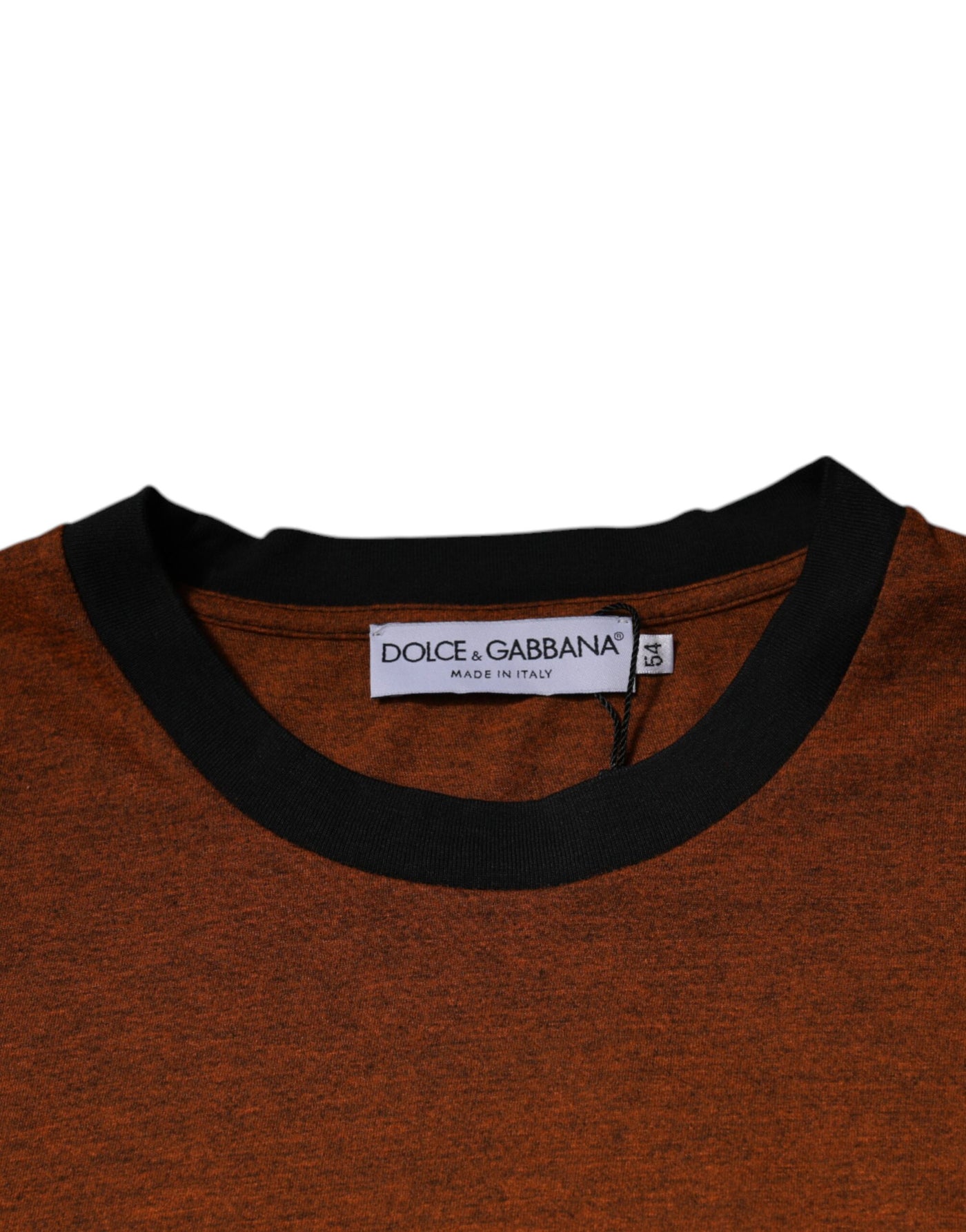 Dolce &amp; Gabbana Bruin DG Logo Katoenen T-shirt met ronde hals