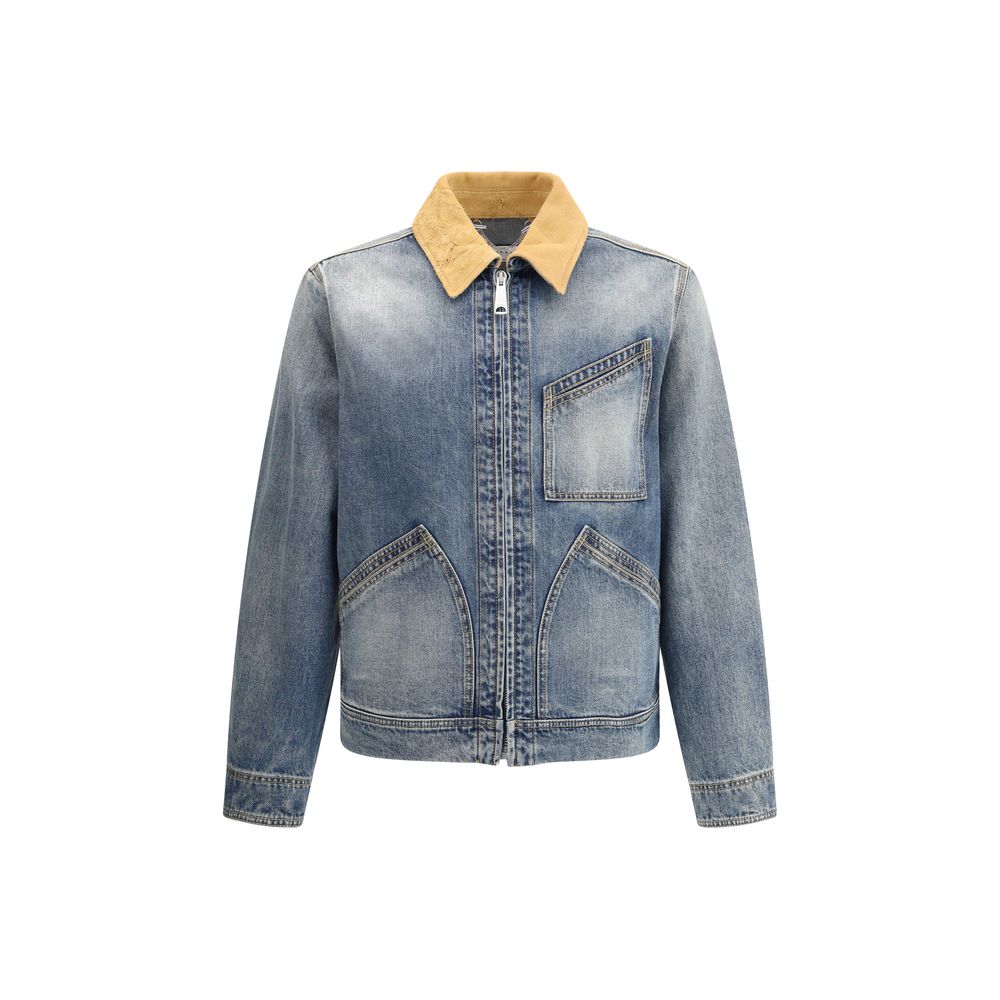 Veste en jean Alexander McQueen