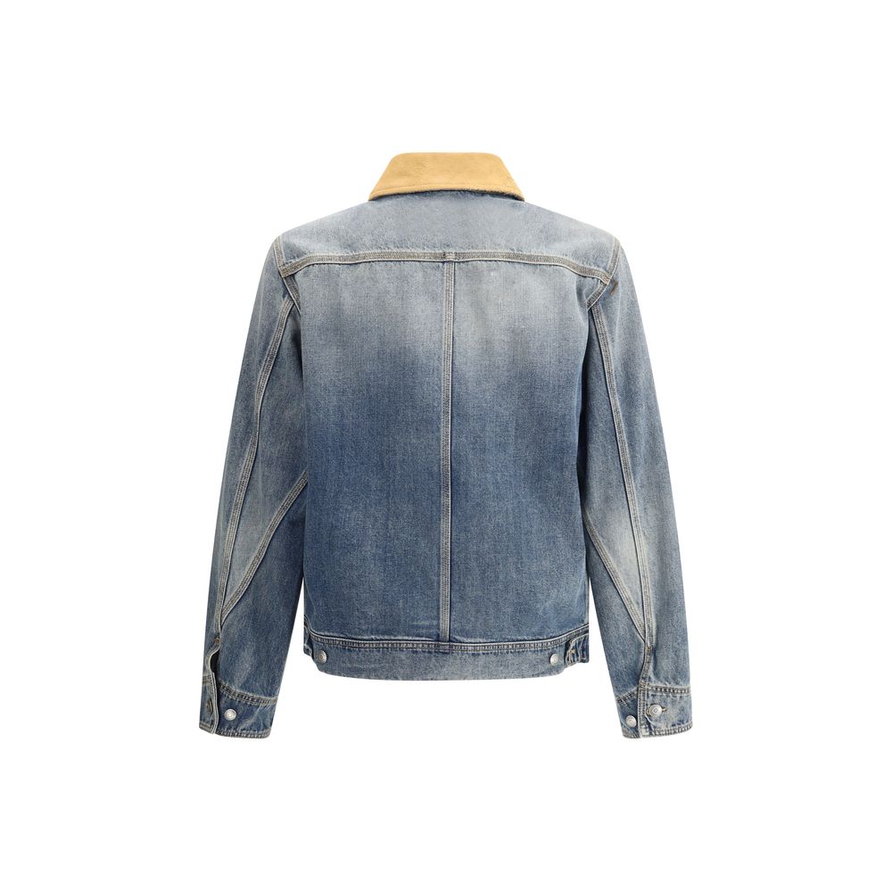 Veste en jean Alexander McQueen