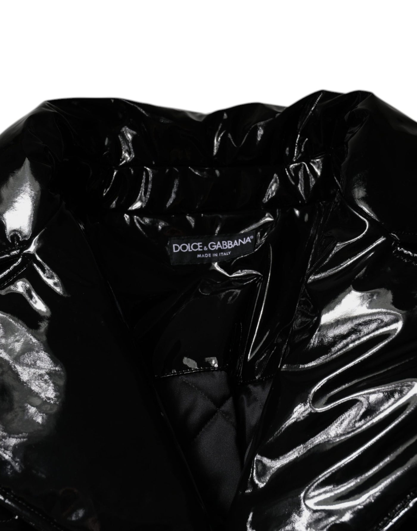 Dolce &amp; Gabbana Zwart Polyester Blousonjack met Knoopjes