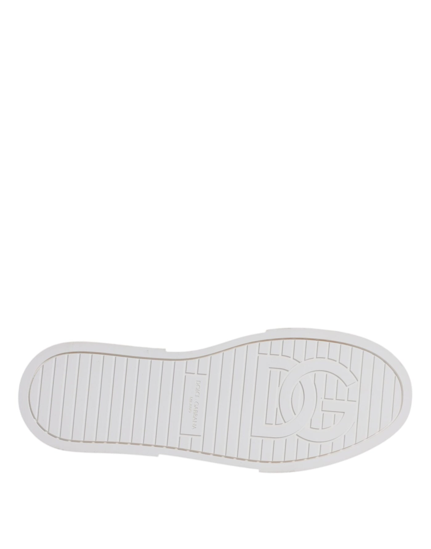 Dolce &amp; Gabbana Blauw Wit Canvas Logo Lage Sneakers Schoenen