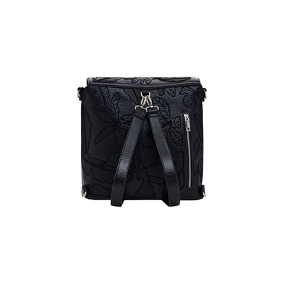 Desigual Zwarte Polyethyleen Rugzak