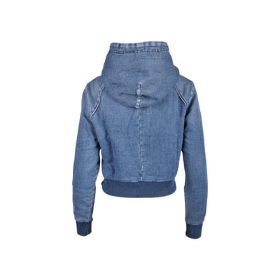 Diesel Blue Cotton Sweatshirt