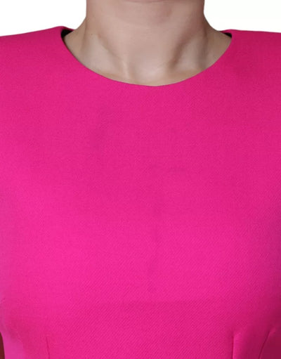 Dolce &amp; Gabbana roze mouwloze A-lijn mini-jurk