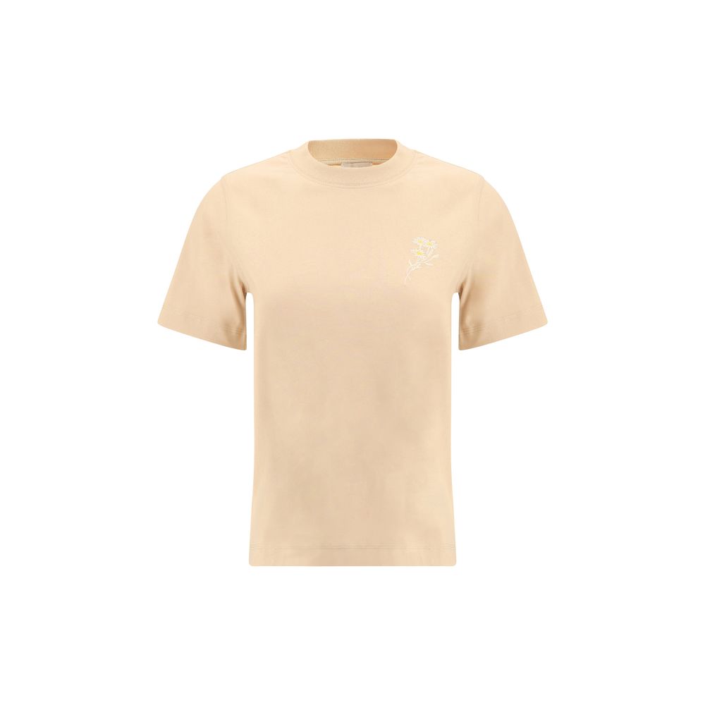 Burberry T-shirt met bloemenlogo