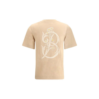 Burberry T-shirt met bloemenlogo