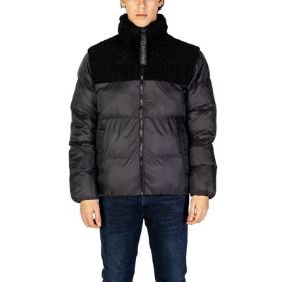 Calvin Klein Jeans Black Recycled Polyester Jackets & Coat