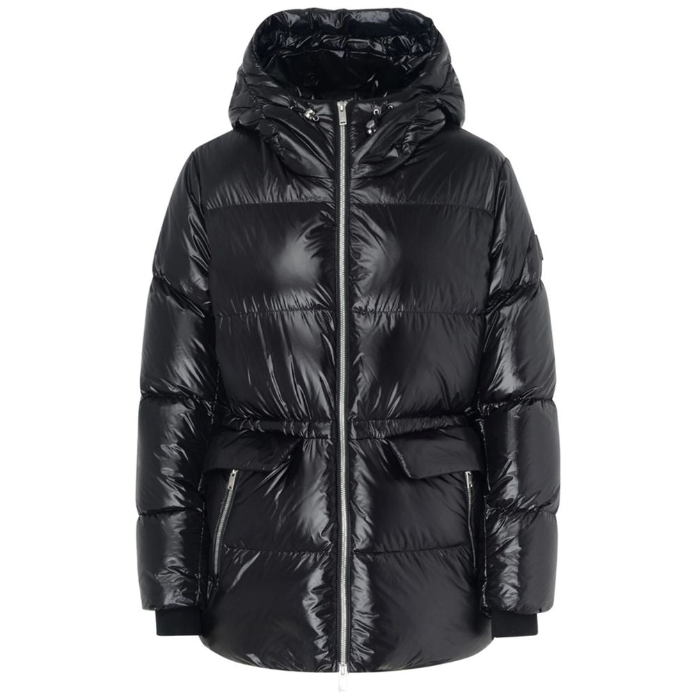 Moose Knuckles Zwarte Nylon Jassen &amp; Jassen