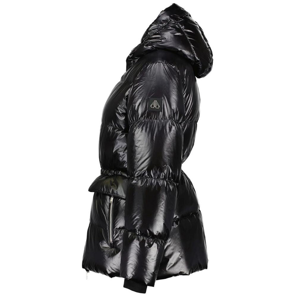 Moose Knuckles Zwarte Nylon Jassen &amp; Jassen