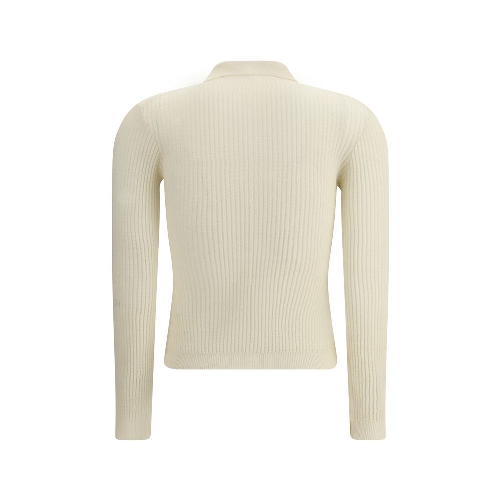 Pull polo en cachemire pour invité en résidence