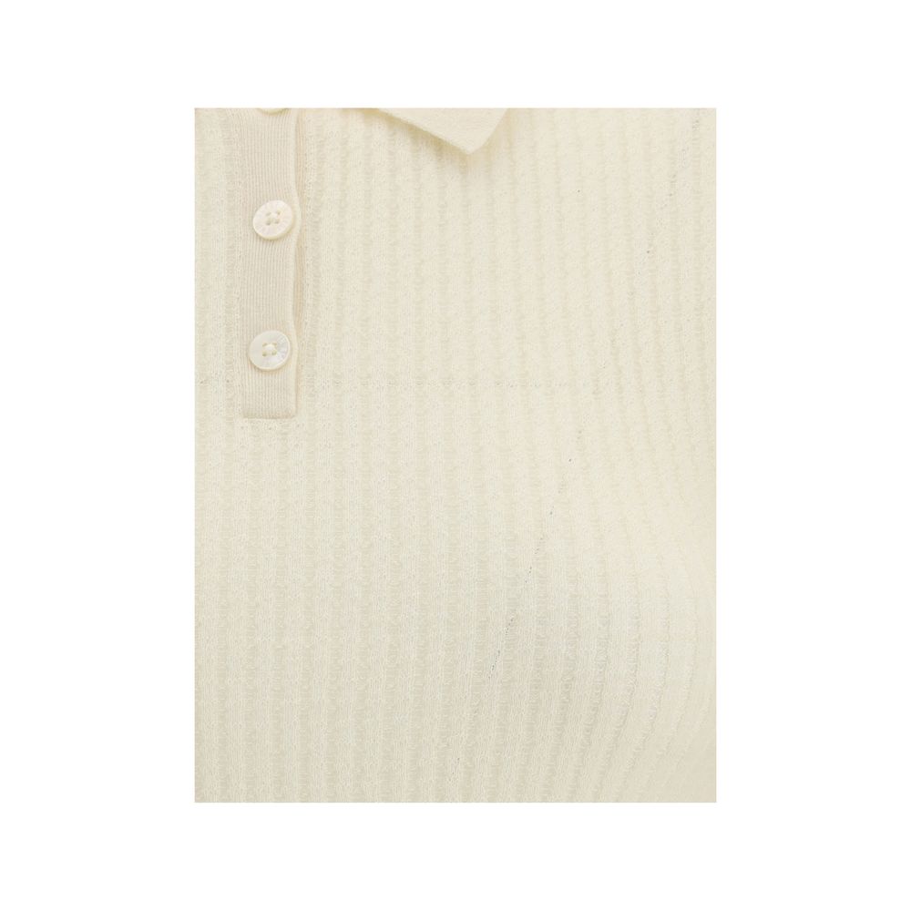 Pull polo en cachemire pour invité en résidence
