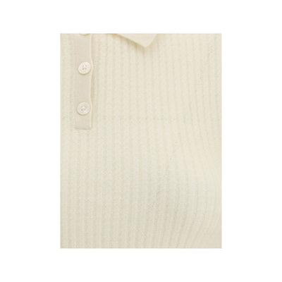 Pull polo en cachemire pour invité en résidence