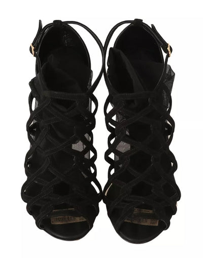 Dolce &amp; Gabbana - Bottines et chaussettes en daim noir
