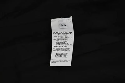 Gilet en laine noire avec logo Dolce &amp; Gabbana