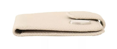 Dolce &amp; Gabbana Witte Dauphine Leren Condoomhouder Zakportemonnee