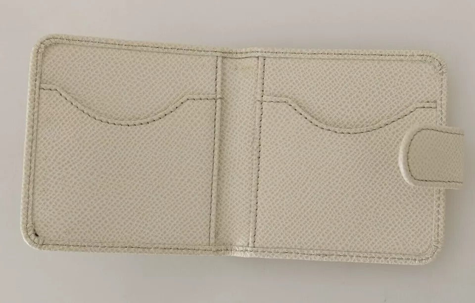 Dolce &amp; Gabbana Witte Dauphine Leren Condoomhouder Zakportemonnee