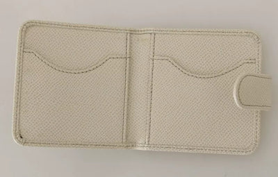Dolce &amp; Gabbana Witte Dauphine Leren Condoomhouder Zakportemonnee