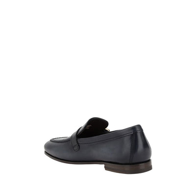 Santoni Loafers met een enkele gesp
