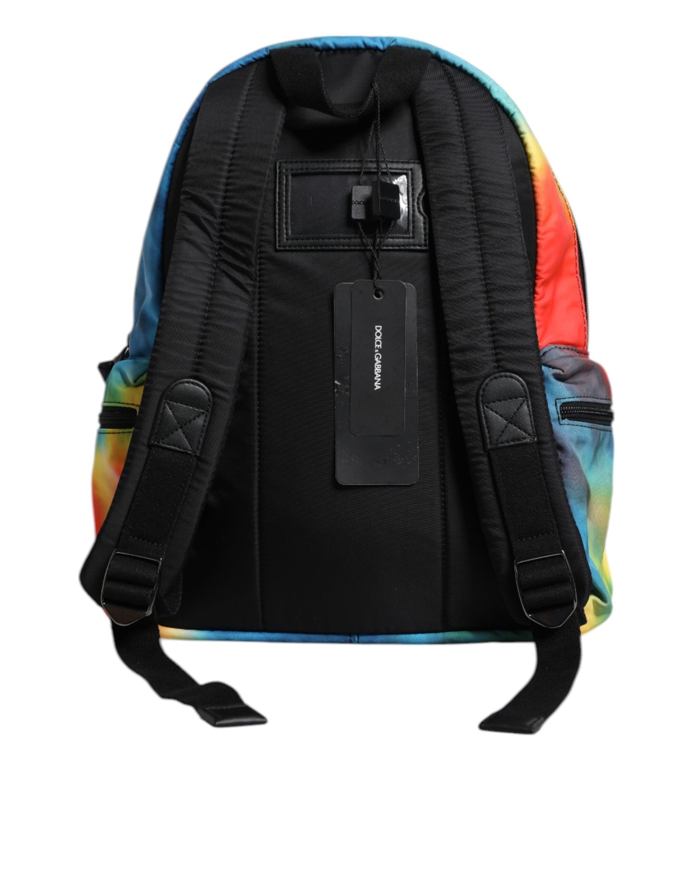 Sac à dos Dolce &amp; Gabbana multicolore en nylon tie-dye avec logo imprimé pour enfant