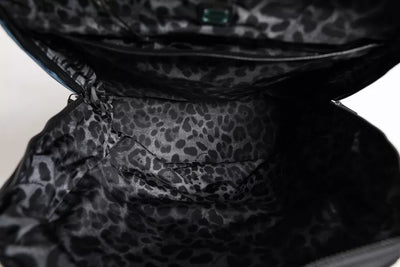 Sac à dos d'école Dolce &amp; Gabbana en nylon noir avec logo DG