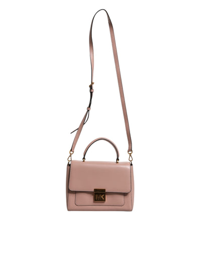 Michael Kors roze leren logo-plaquette crossbody MINDY satchel tas
