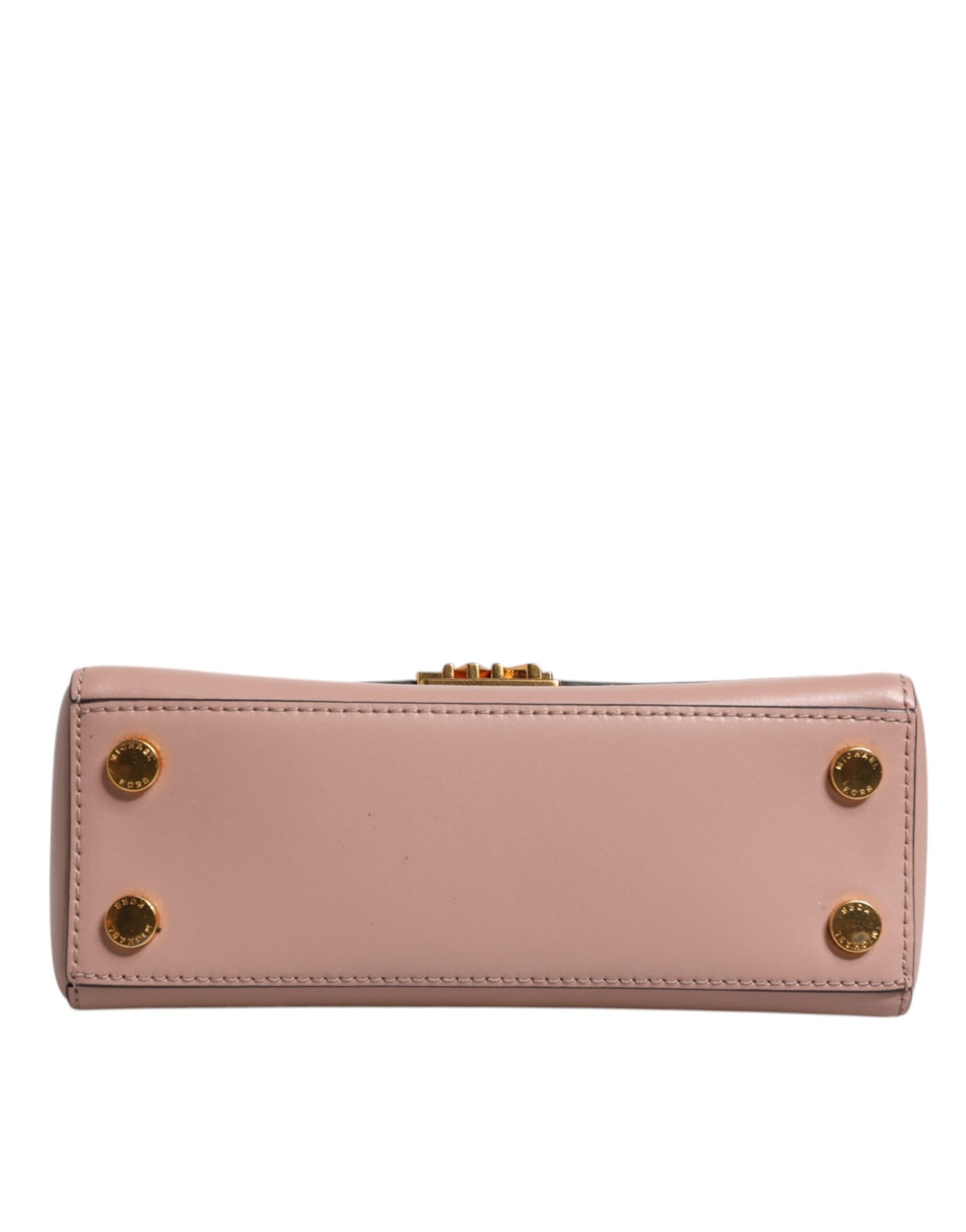 Michael Kors roze leren logo-plaquette crossbody MINDY satchel tas