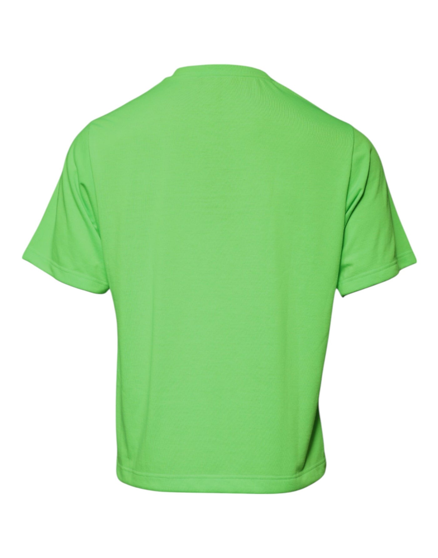 Dolce &amp; Gabbana Groen Logo Polyester Ronde Hals T-shirt
