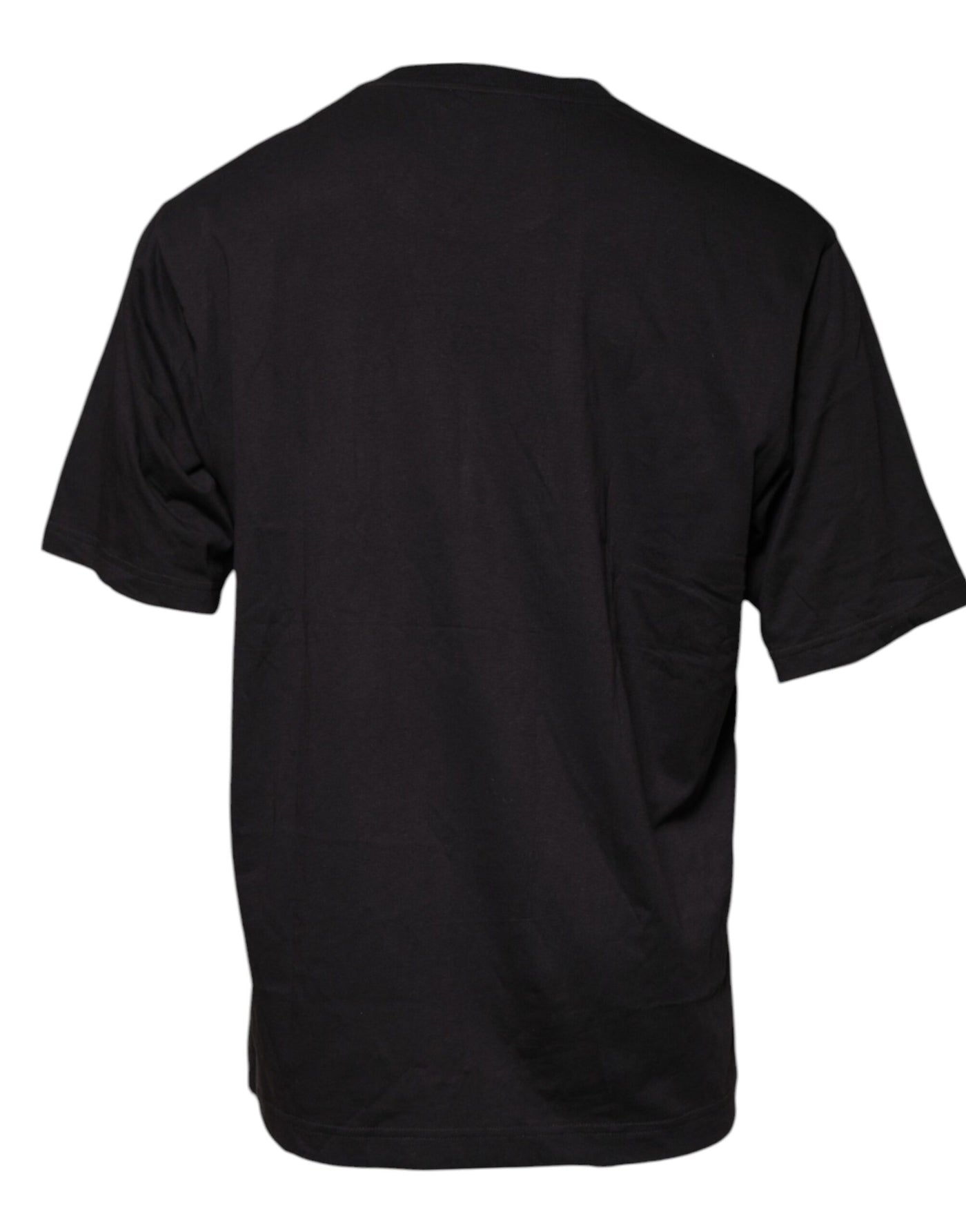 Dolce &amp; Gabbana Zwart T-shirt met ronde hals en logoprint van katoen