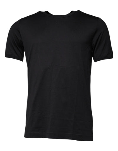 Dolce &amp; Gabbana Blue Crown Crew Neck T-shirt met korte mouwen