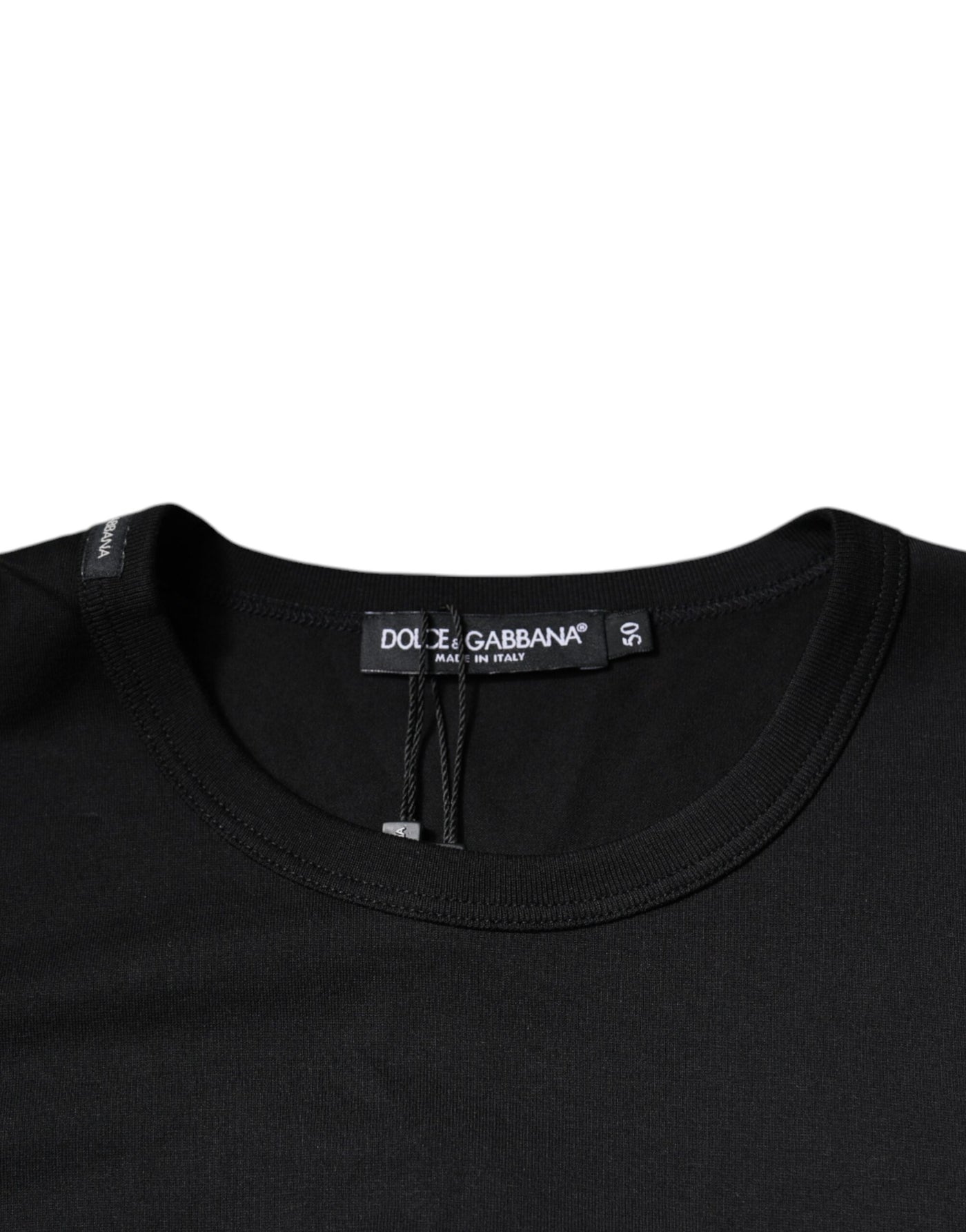 Dolce &amp; Gabbana Blue Crown Crew Neck T-shirt met korte mouwen