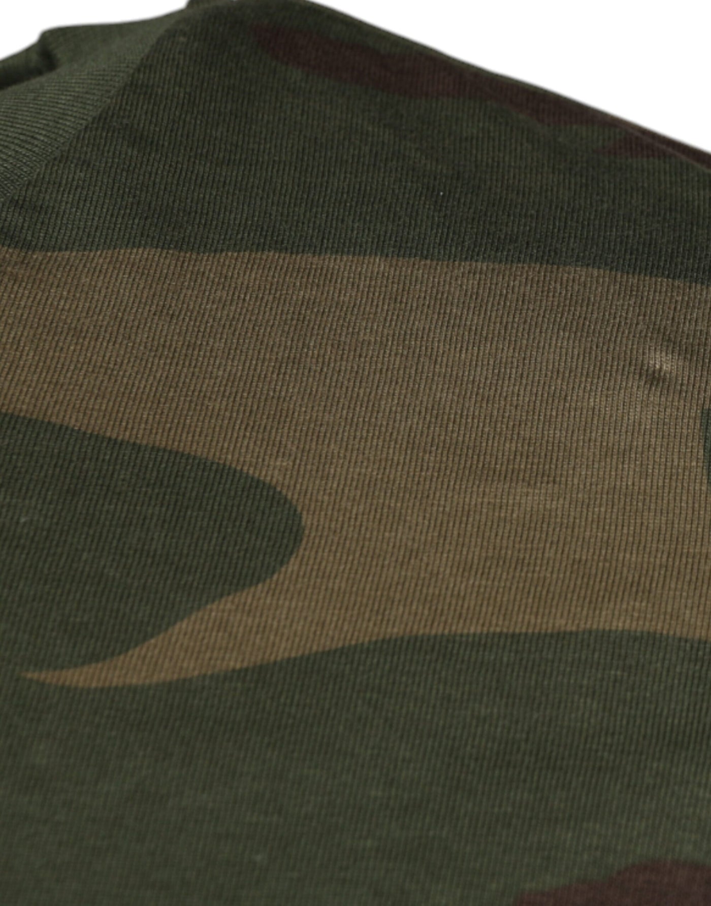 T-shirt ras du cou en coton camouflage multicolore Dolce &amp; Gabbana