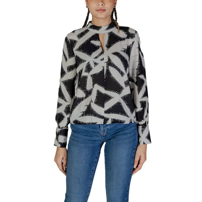 Jacqueline De Yong Orange Recycled Polyester Blouse