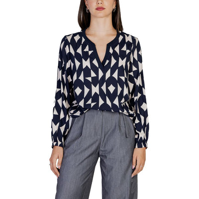 Street One Blue Viscose Blouse