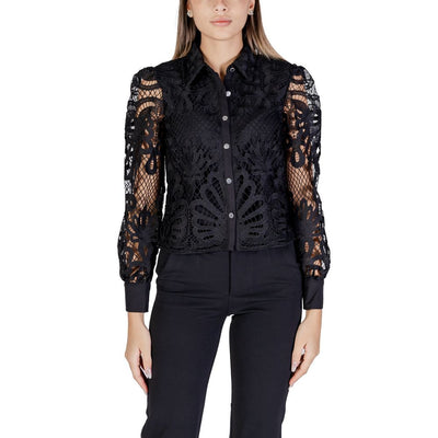 Morgan De Toi Black Polyester Shirt