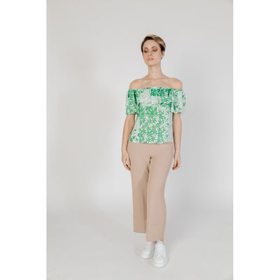 Desigual Green Viscose Blouse
