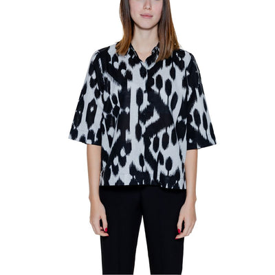 Street One Black Linen Shortsleeve
