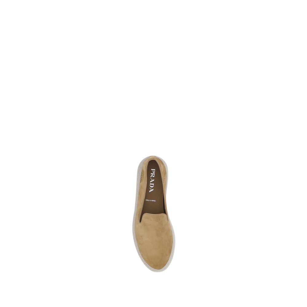 Prada suède loafers