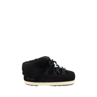 Bottines Moon Boot Mule en daim et perles