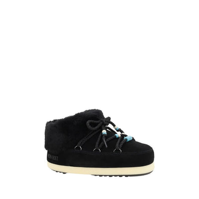 Bottines Moon Boot Mule en daim et perles