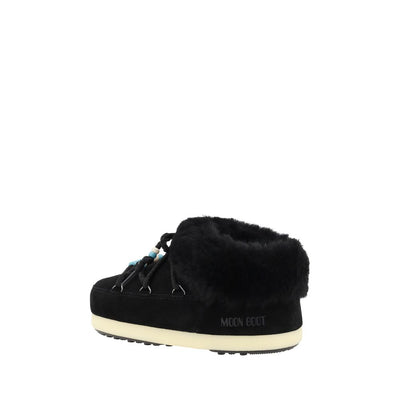 Bottines Moon Boot Mule en daim et perles