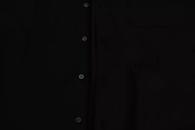 Dolce & Gabbana Blue Cotton Striped Pajama Lounge Shirt