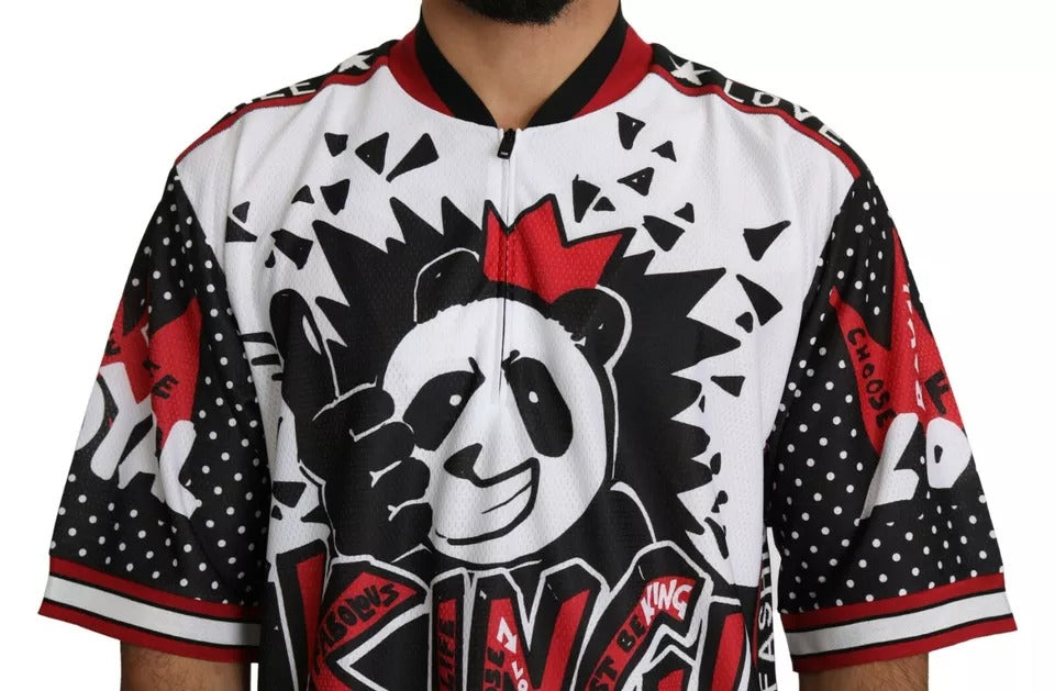 T-shirt Dolce &amp; Gabbana en polyester blanc King Panda
