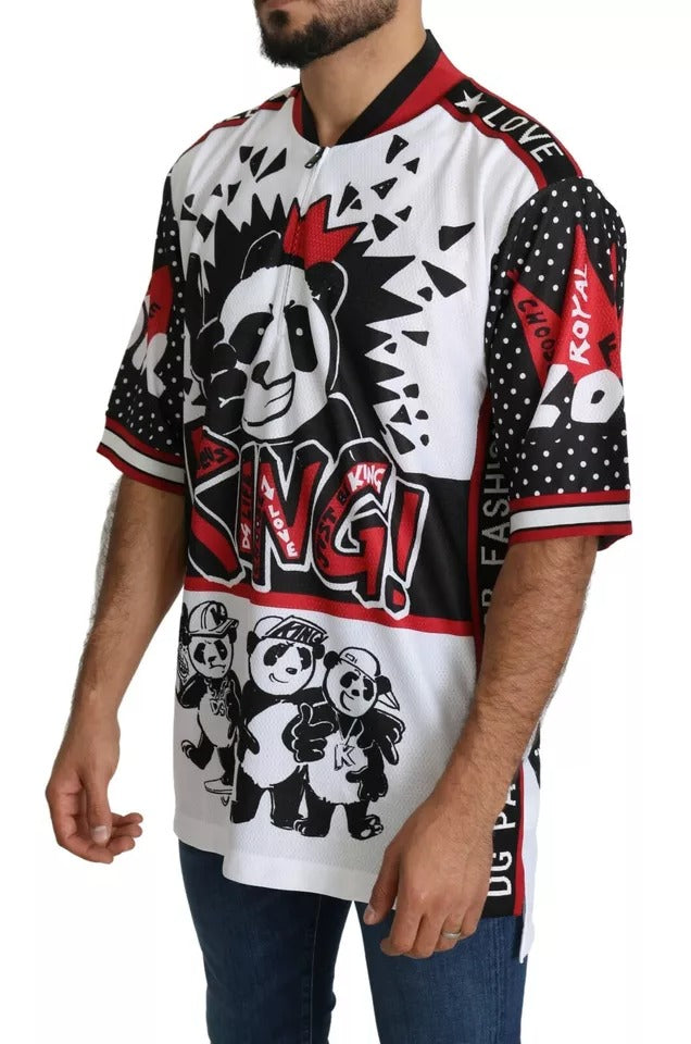 T-shirt Dolce &amp; Gabbana en polyester blanc King Panda