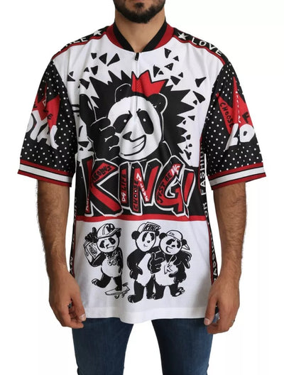T-shirt Dolce &amp; Gabbana en polyester blanc King Panda