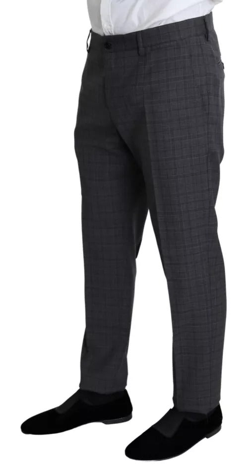 Costume Martini 2 pièces en laine grise pour homme Dolce &amp; Gabbana
