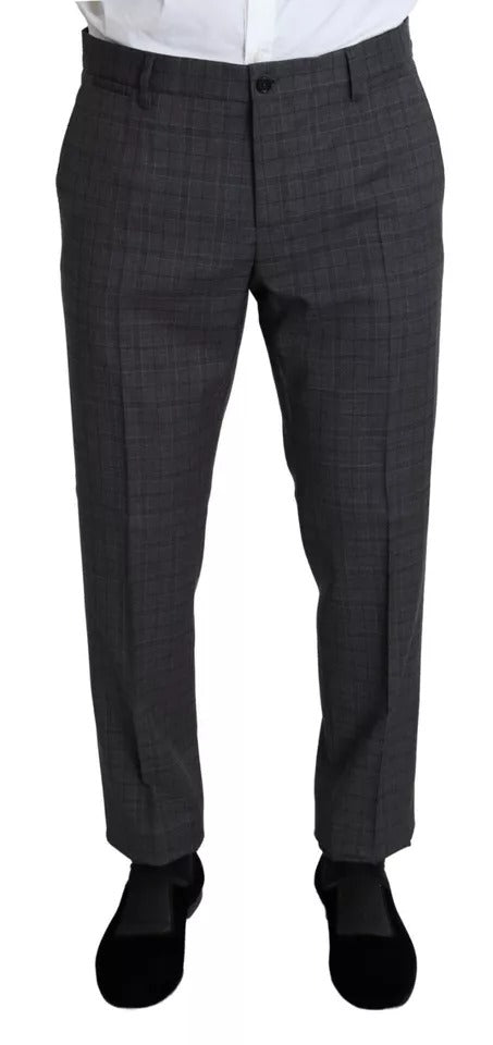 Costume Martini 2 pièces en laine grise pour homme Dolce &amp; Gabbana