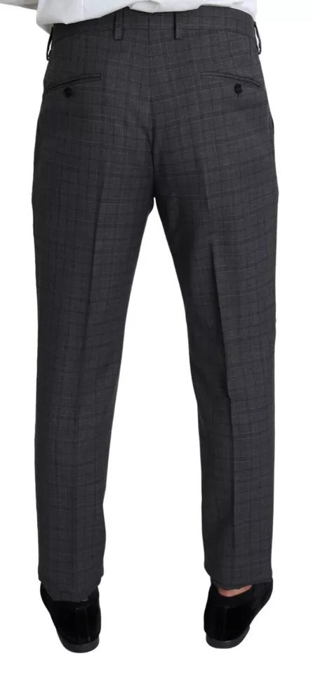 Costume Martini 2 pièces en laine grise pour homme Dolce &amp; Gabbana