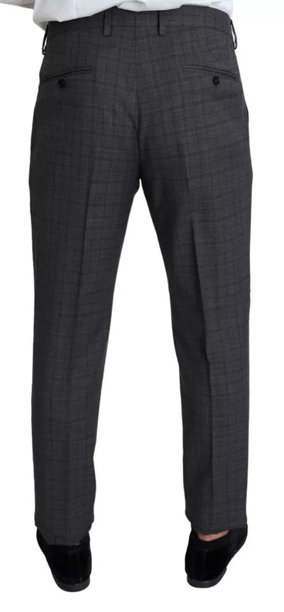 Costume Martini 2 pièces en laine grise pour homme Dolce &amp; Gabbana